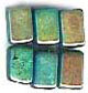 Half Rainbow Glass Beads - click here for large view